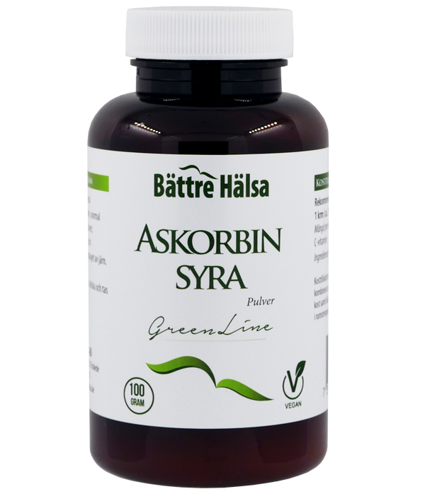 Bättre Hälsa Askorbinsyra Green Line 100 g