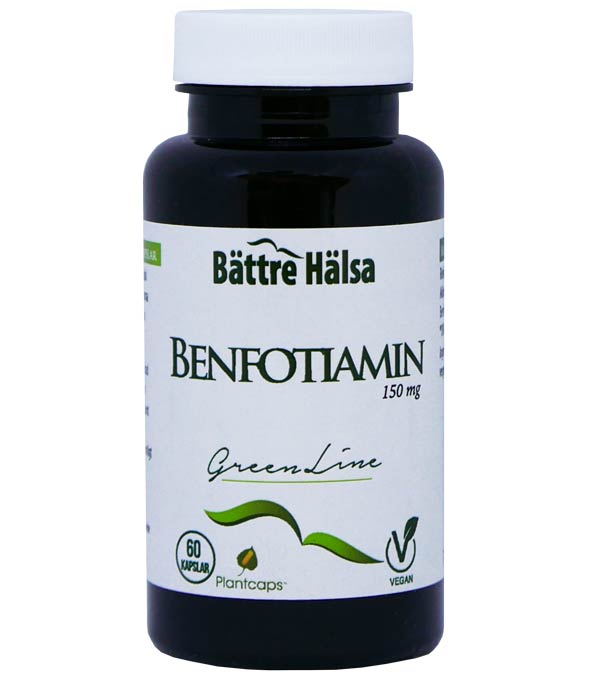 Bättre Hälsa Benfotiamin Green Line 150 mg 60 kapslar