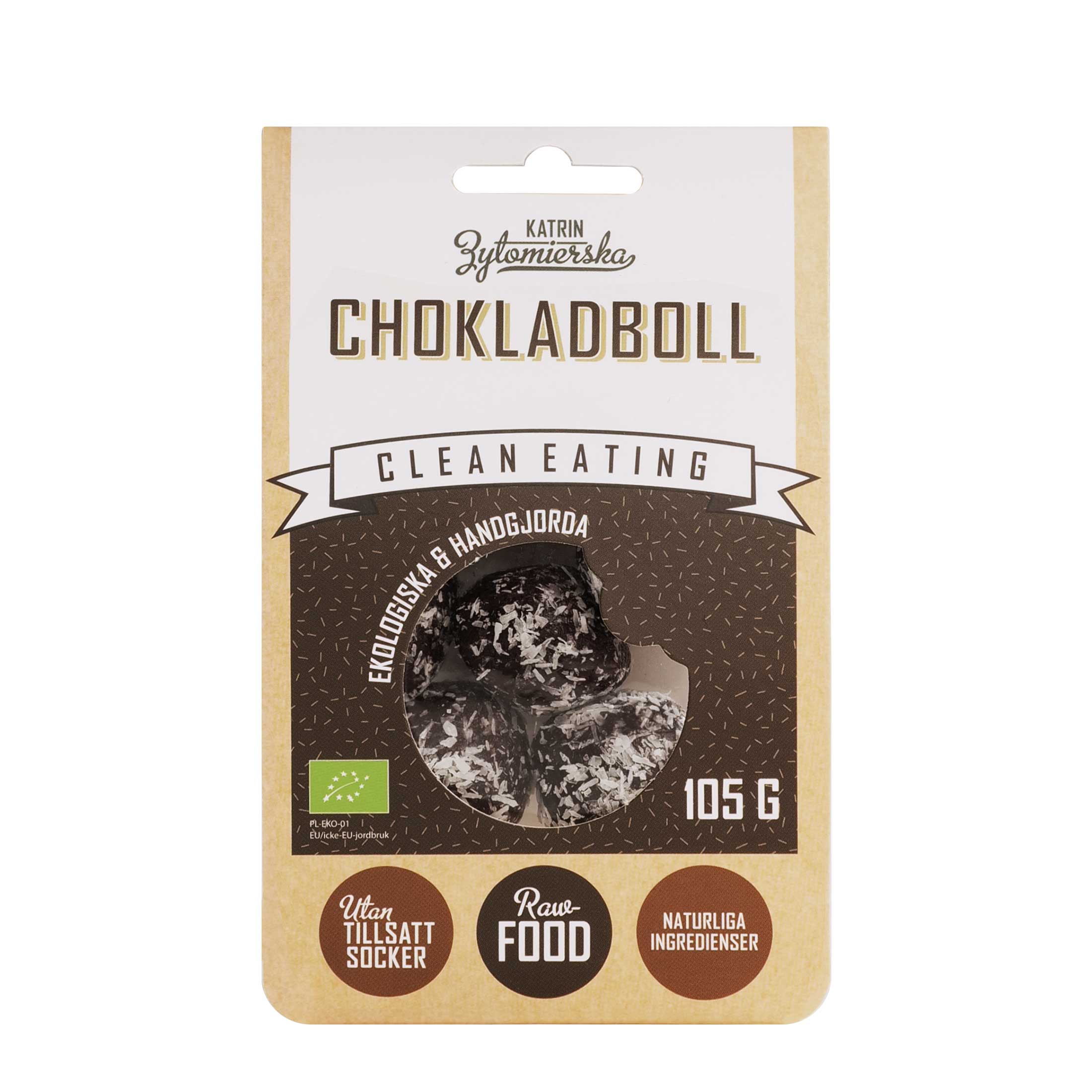 Clean Eating Chokladboll 105 g