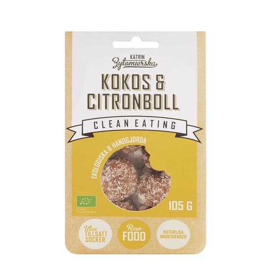 Clean Eating Kokos & Citronboll 105 g