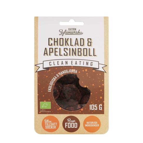 Clean Eating Choklad & Apelsinboll 105 g
