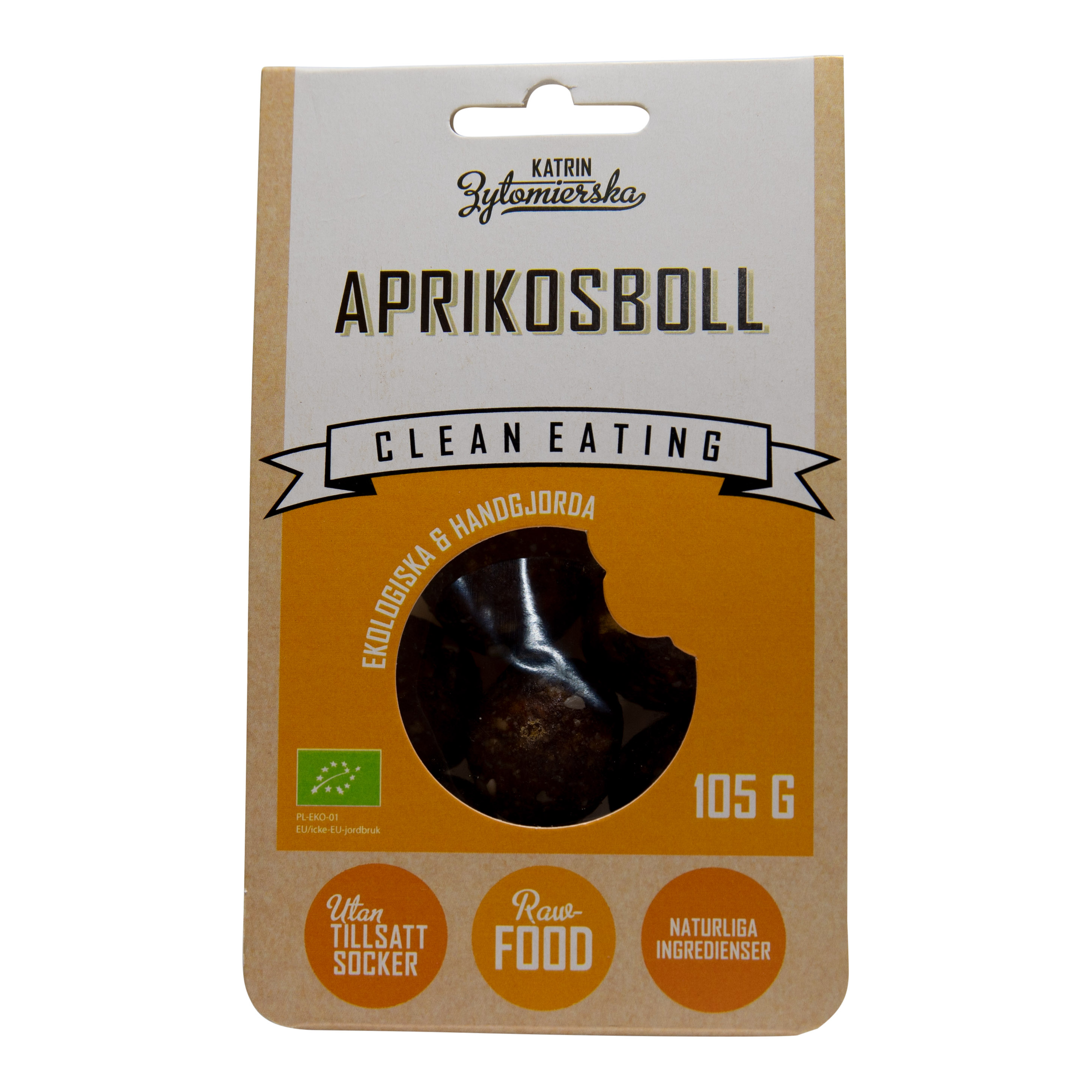 Clean Eating Aprikosboll 105 g