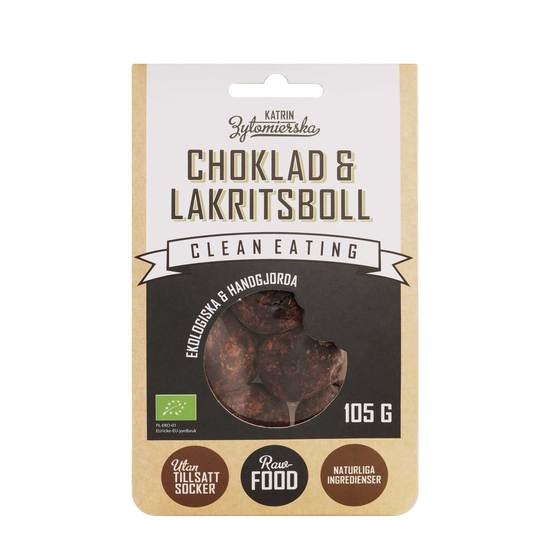 Clean Eating Choklad & Lakritsboll 105 g