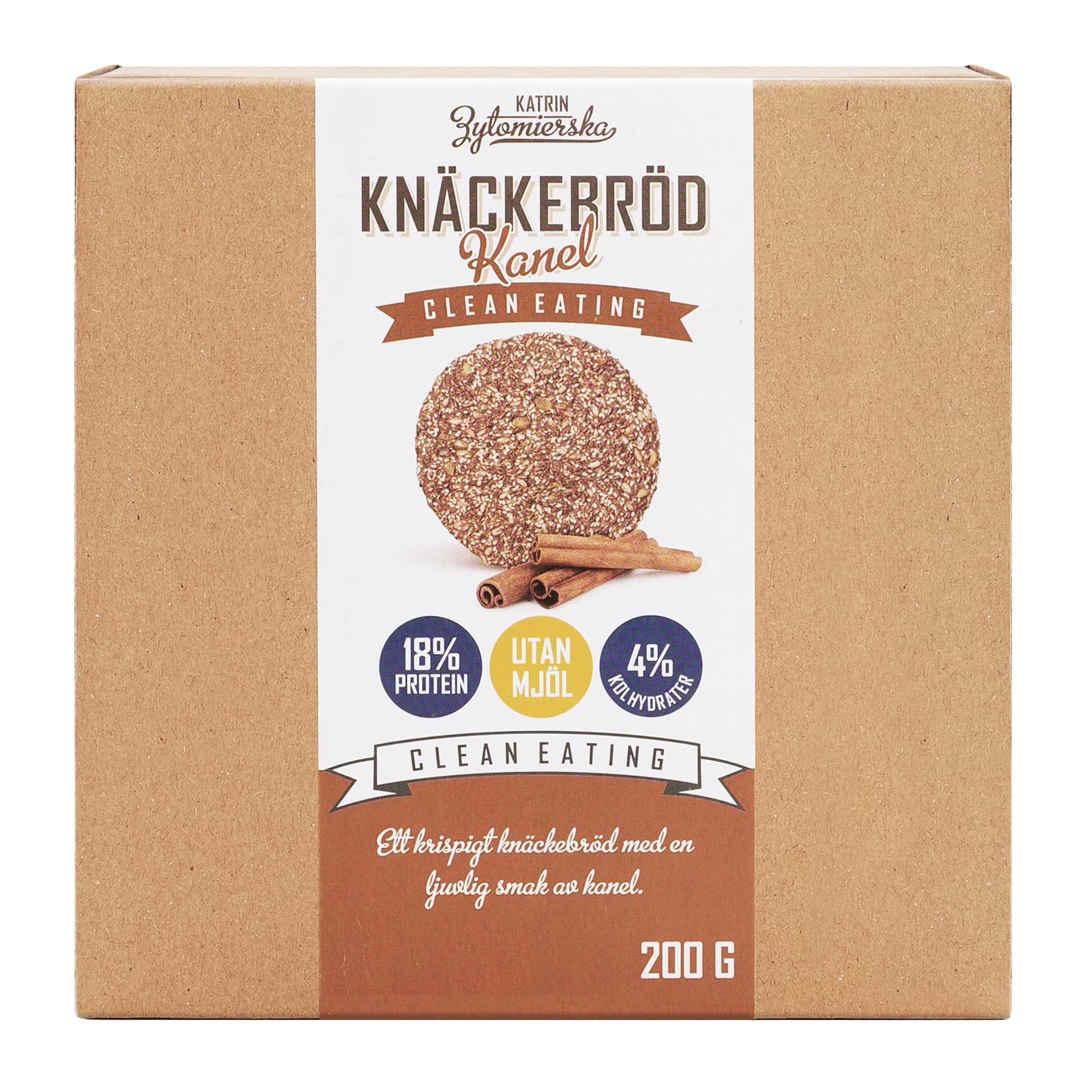 Clean Eating Knäckebröd Kanel 200 g