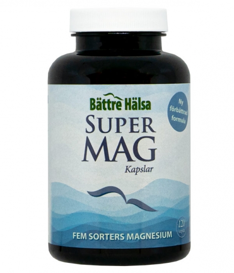 Bättre Hälsa SUPER MAG Kapslar 120 st