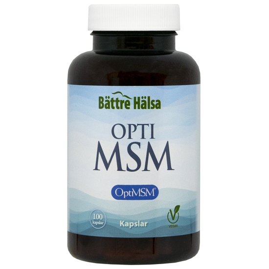 Bättre Hälsa OptiMSM 800 mg 100 kapslar