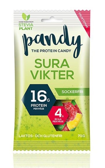 Pändy Protein Sura Vikter 70 g