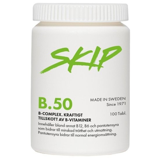 Skip B50 B-komplex 100 tabletter
