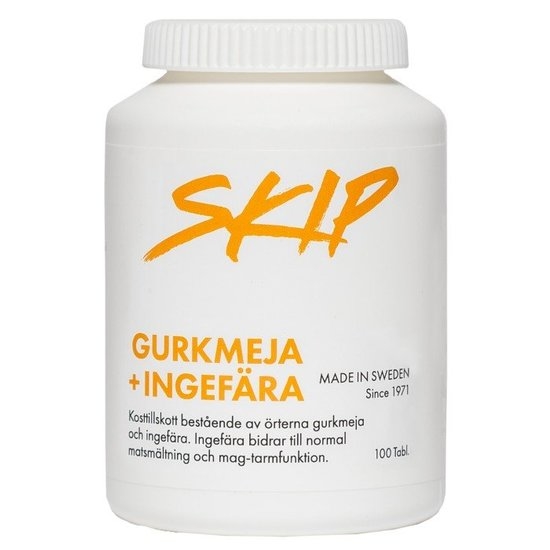 Skip Gurkmeja + Ingefära 100 tabletter