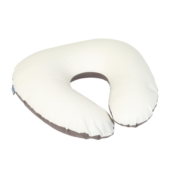 Doomoo Amningskudde Medium Beige/Vit Plain