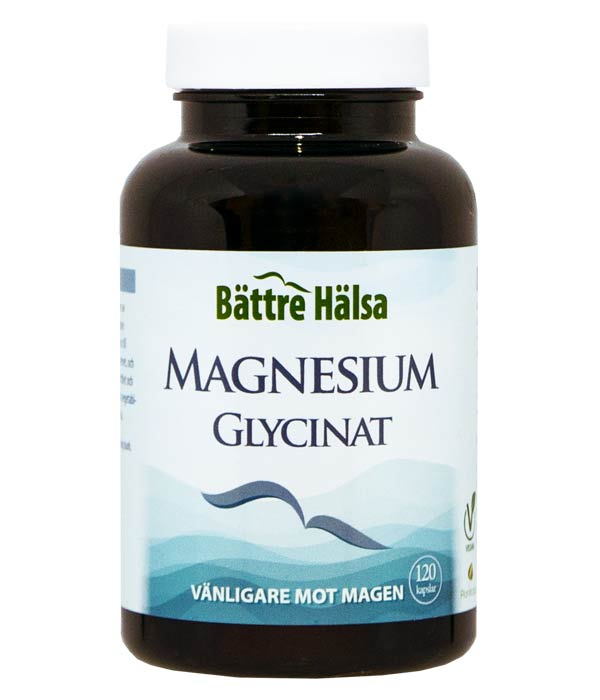 Bättre Hälsa Magnesiumglycinat 120 kapslar