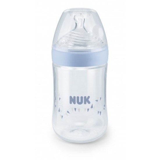 NUK Nature Sense PP-Flaska Blå 260 ml