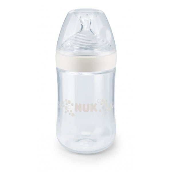 NUK Nature Sense PP-Flaska 260 ml Vit