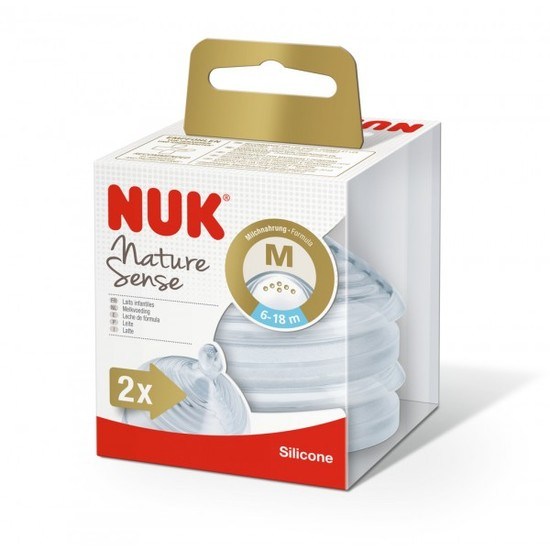 NUK Nature Sense Dinapp Strl. 2 Medium 2-p
