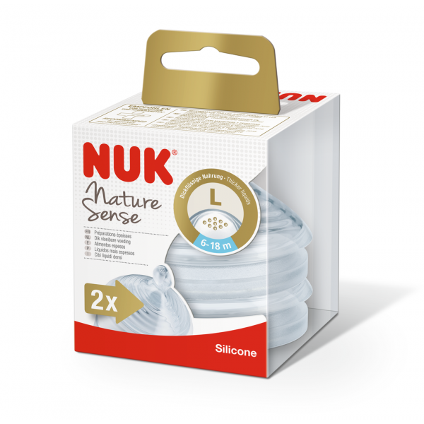 NUK Nature Sense Dinapp Strl. 2 Large 2-p