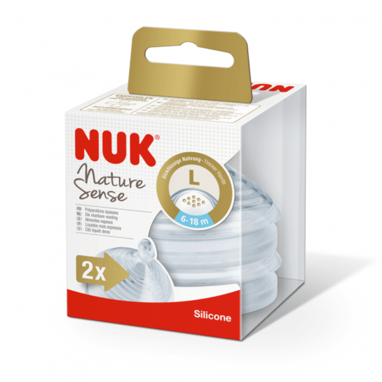 NUK Nature Sense Dinapp Strl. 2 Large 2-p