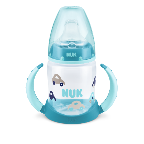 NUK FC Drickpipsflaska Silikon 150 ml Blå