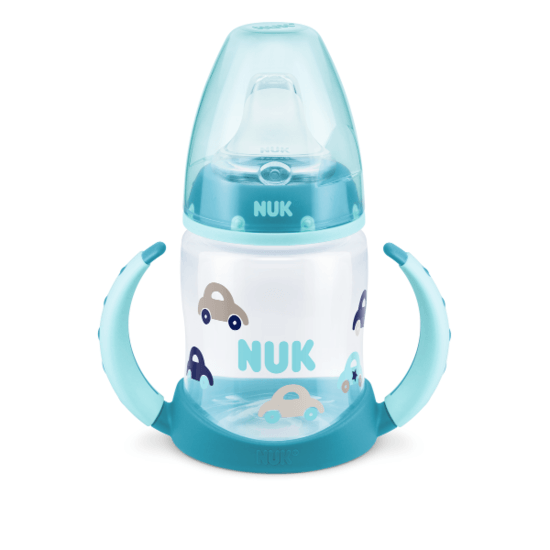 NUK FC Drickpipsflaska Silikon 150 ml Blå