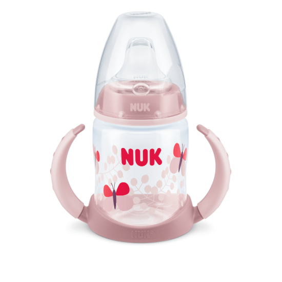 NUK FC Drickpipsflaska Silikon 150 ml Rosa