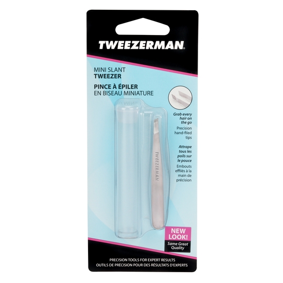 Tweezerman Mini Slant Tweezer Classic Stainless