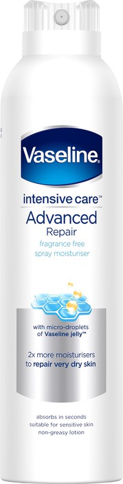 Vaseline Advanced Repair Spray Moisturiser 190 ml