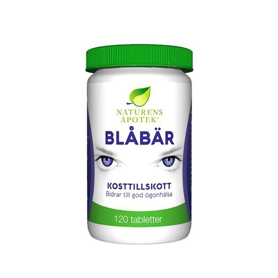 Naturens Apotek Blåbär 120 tabletter