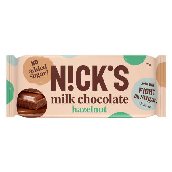 Nicks Milk Chocolate Hazelnut 75 g