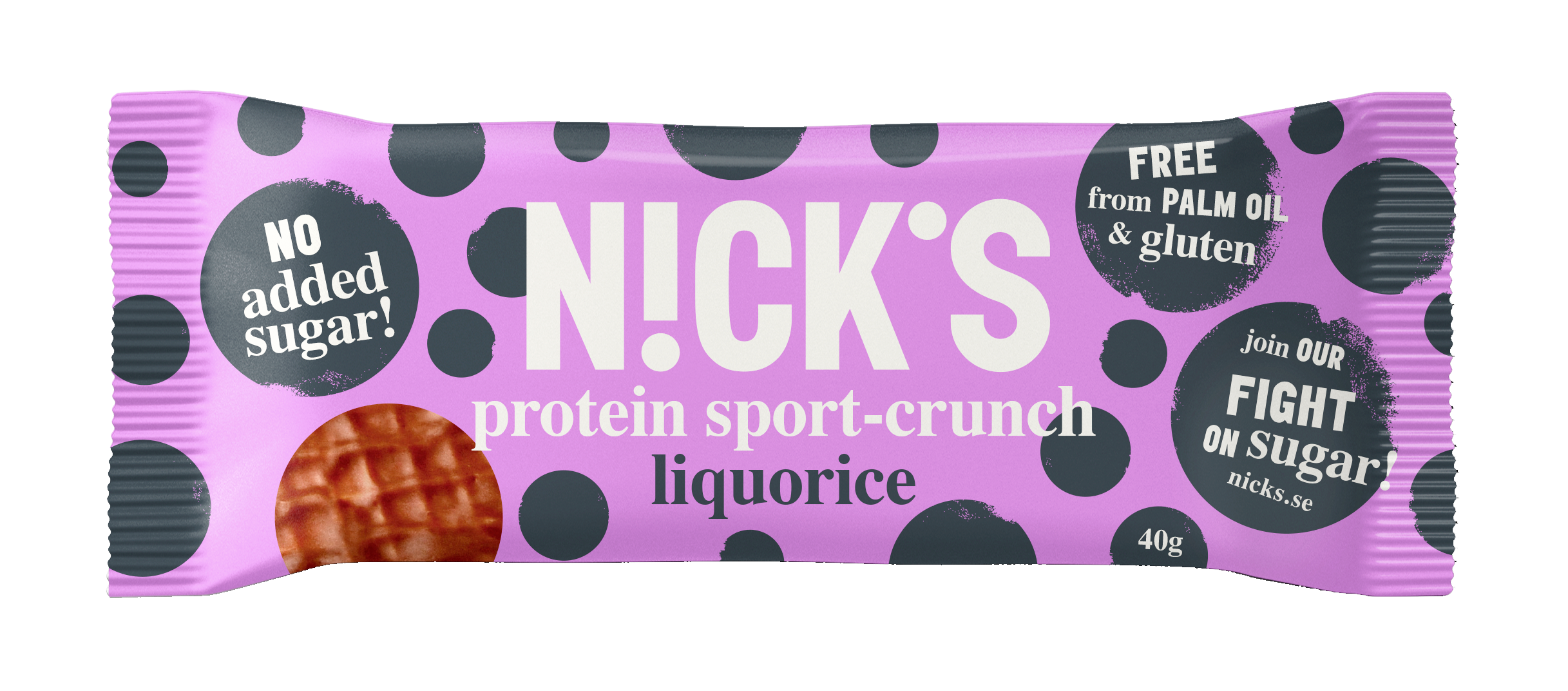 Nicks Sport Crunch Lakrits 40 g