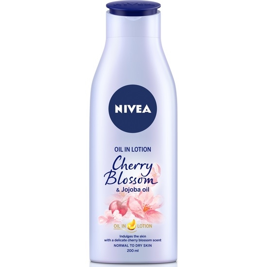NIVEA Body Oil In Lotion Cherry Blossom & Jojoba Oil 200 ml