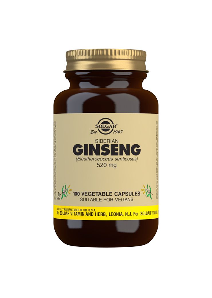 Solgar Siberian Ginseng 520 mg 100 kapslar
