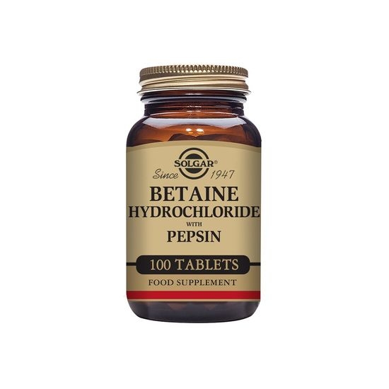 Solgar Betain Hydrochloride 100 tabletter