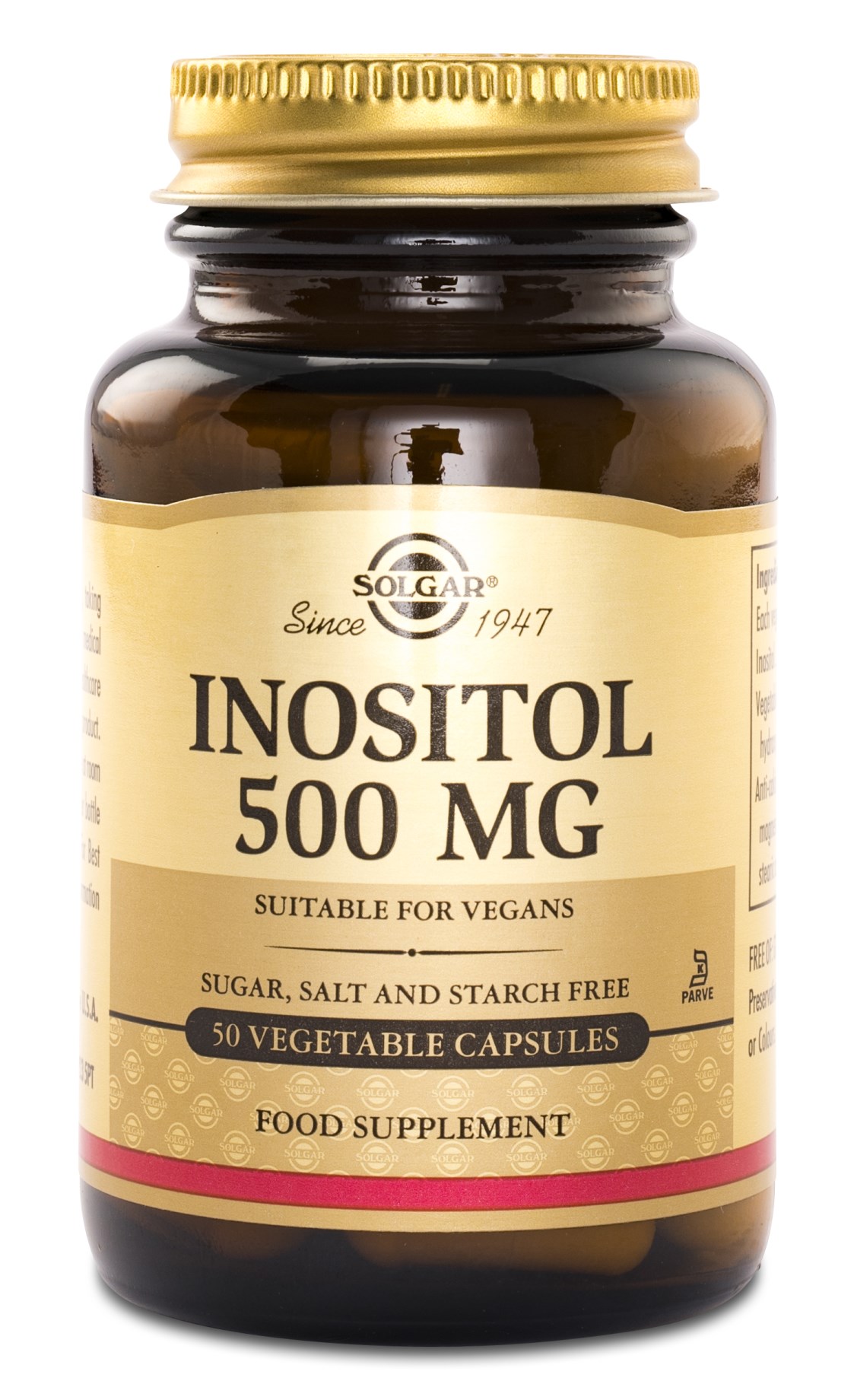 Solgar Inositol 500 mg 50 kapslar