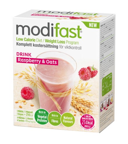 Modifast Drink Raspberry & Oats 4 x 55 g