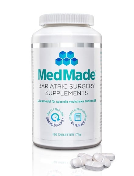 MedMade Bariatric Surgery Supplements 120 tabletter