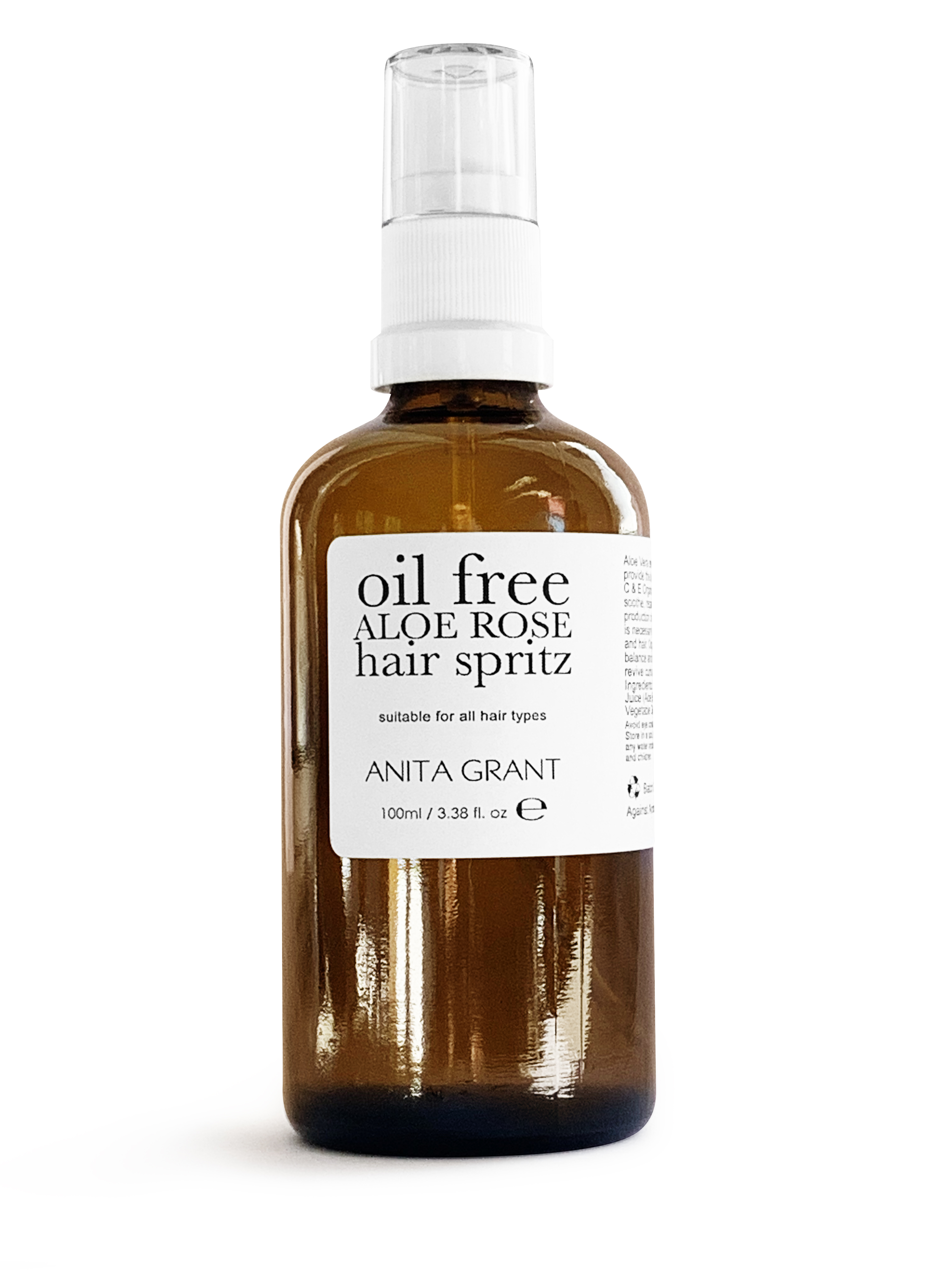 Anita Grant Oil Free Aloe Rose Hair Spritz 100 ml