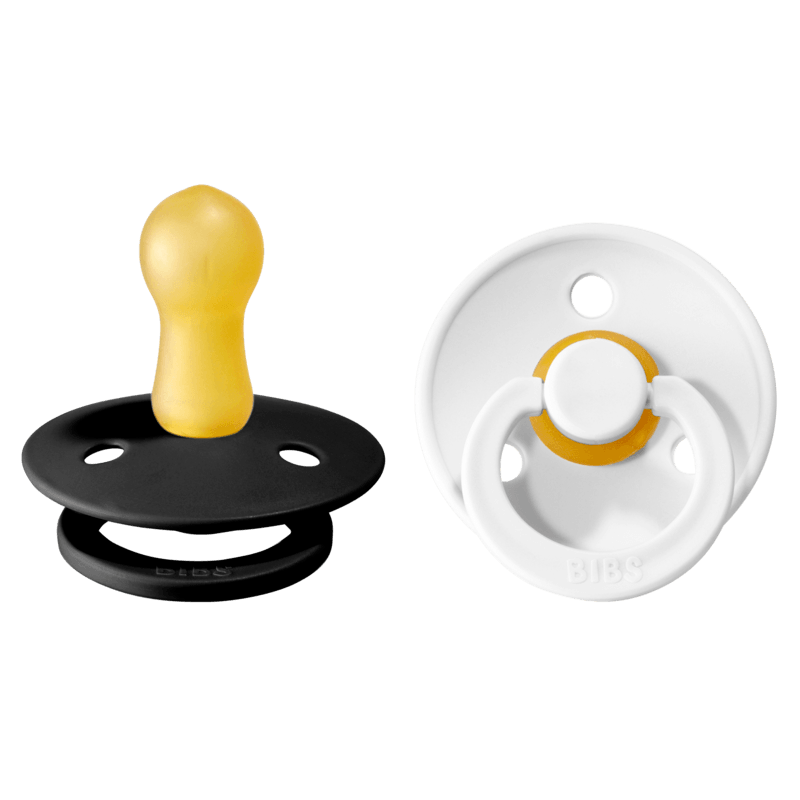 BIBS Colour Latex Size 2 Black/White 2-pack