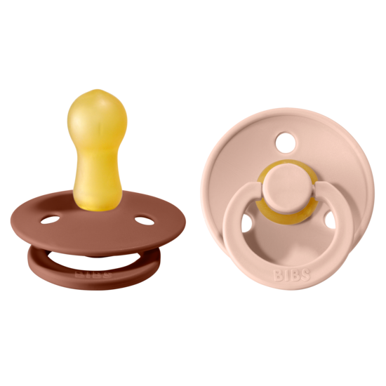 BIBS Colour Latex Size 2 Woodchuck/Blush 2-pack