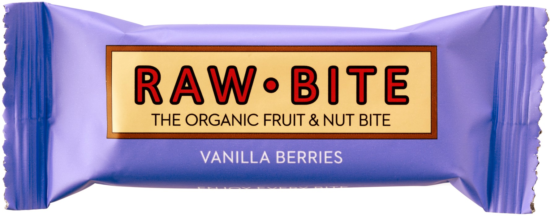 Rawbite Frukt- & Nötbar Vanilla Berries 50 g