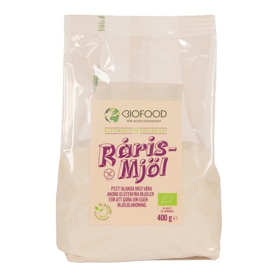 Biofood Rårismjöl 400 g
