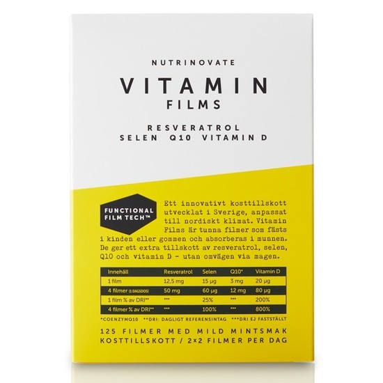 Nutrinovate Vitamin Films 125 st