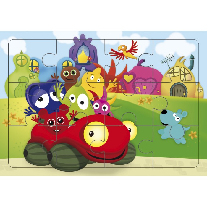 Babblarna Pussel Babblarnas Dal 12 bitar