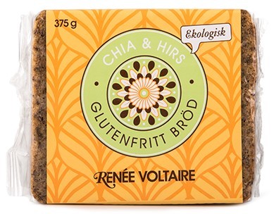 Renée Voltaire Glutenfritt bröd Chia & Hirs 375 g