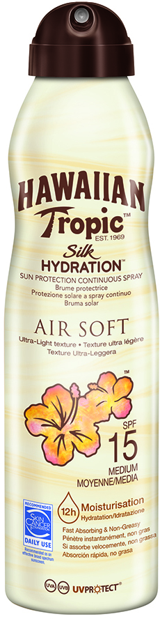 Hawaiian Tropic Silk Hydration Air Soft C-Spray SPF15 177 ml