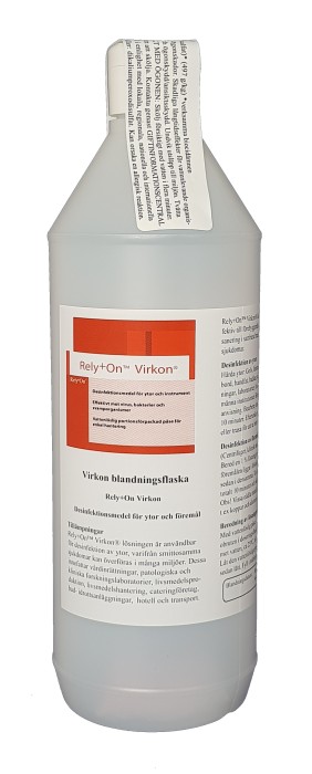 Virkon blandningsflaska 1 liter inkl 1 påse