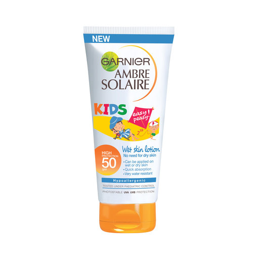 Garnier Ambre Solaire Kids Easy Peasy Wet Skin Lotion SPF 50 150 ml