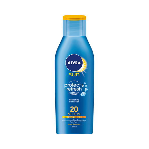 NIVEA Sun Protect & Refresh Lotion SPF 20 200 ml