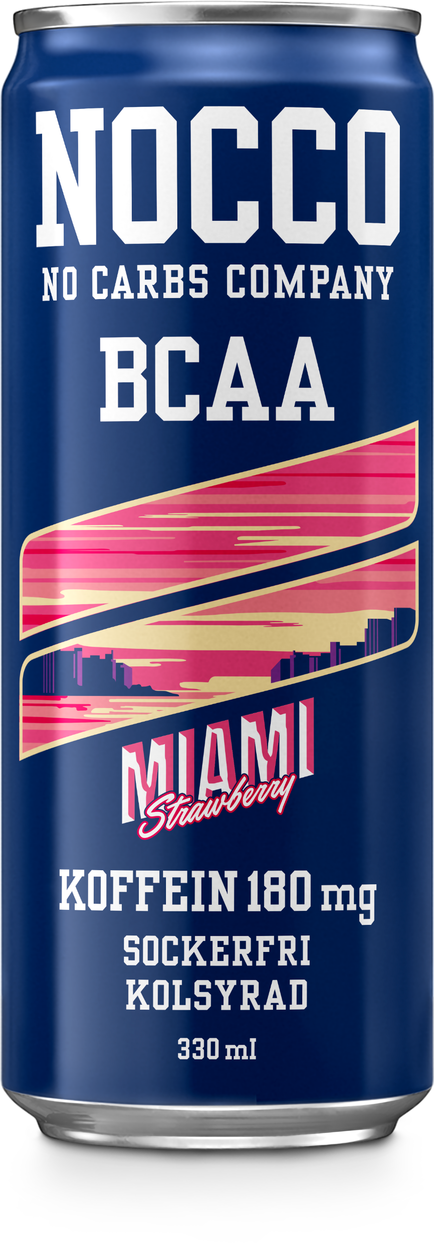 NOCCO BCAA Miami Strawberry 330 ml