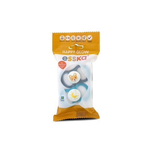 Esska Napp Glow Silikon (4-36 m) 2 st - Blandade färger