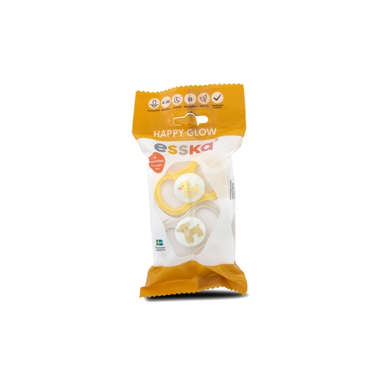 Esska Napp Glow Silikon (4-36 m) 2 st - Blandade färger