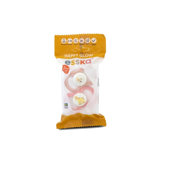 Esska Napp Glow Silikon (4-36 m) 2 st - Blandade färger